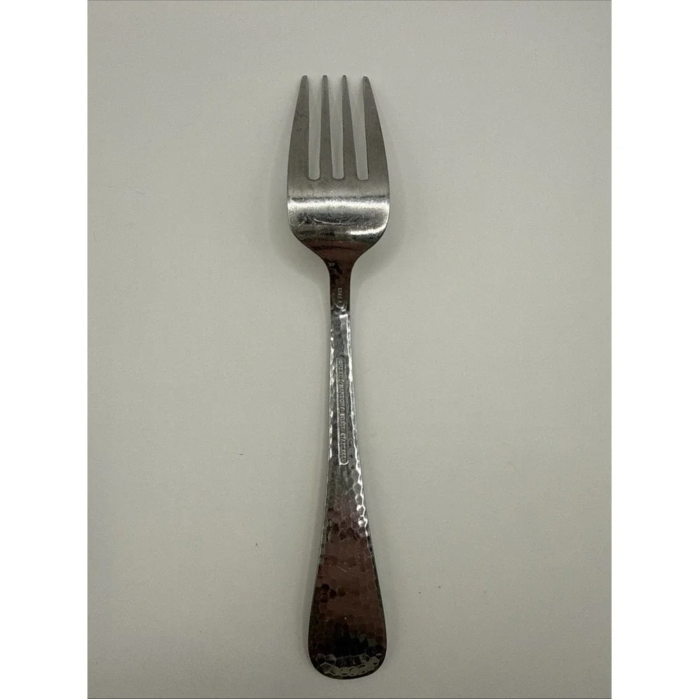 1‎ Reed Barton Stainless Korea Hammered Salad Fork Replacement Flatware